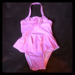 Old Navy | 3T Pink Polka Dotted Swim Suit